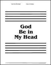 God Be In My Head SATB choral sheet music cover